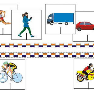 Модель-аппликация "Числовая прямая"