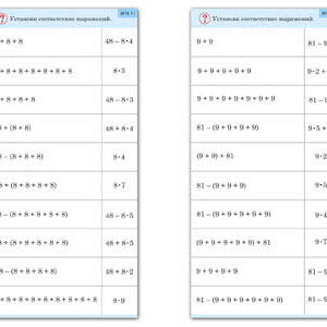 Комплект карточек (10) "Обучающий калейдоскоп. Умножение на 7, 8 и 9"