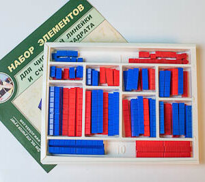 Набор элементов для числовой линейки и счетного квадрата