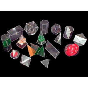 Набор прозрачных геометрических тел с сечениями (разборный)