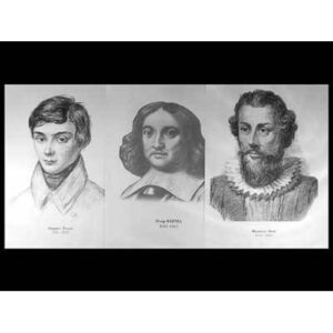 Портреты математиков (18 шт, ф А3)