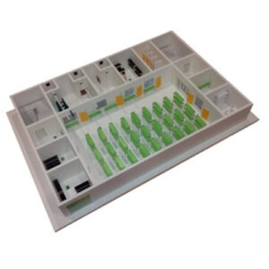 Макет встроенного убежища1.Макет с внутренней подсветкой.Крышка оргстекло.Подставка 4 ноги