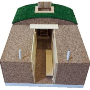 Макет простейшее укрытие 3