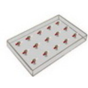 Модель молекулярного строения магнита.