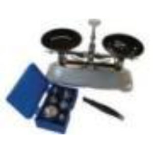 Весы учебные с гирями до 200г