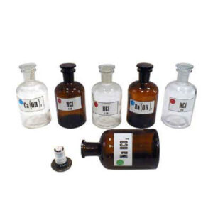 Набор склянок для растворов 250 мл. (с притертой пробкой)