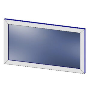 Зеркало настенное для логопедических занятий с подсветкой