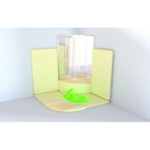 Сенсорный уголок с фиброволокнами. Вариант 2.