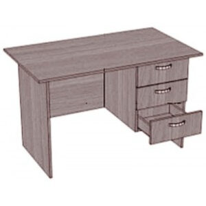 Стол письменный, тумба 3 ящика, 1000х700х750 мм.