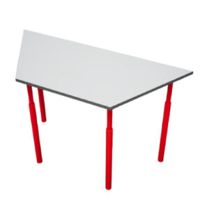 Стол Трапеция на металлокаркасе регулируемый. 1200(600)х520х640(760)мм.