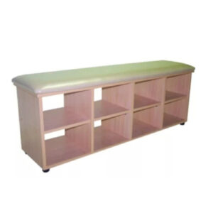 Тумба полумягкая под обувь - бук, бежевый. 630х360х470 мм.