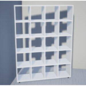 Стеллаж открытый 1480х350х1850 мм.