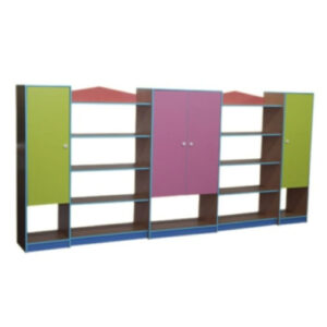 Шкаф-стенка для пособий. 3260х400х1500 мм.