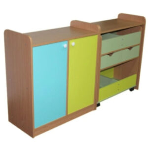 Тумба с дверцами игровая. 1600х400х900 мм.