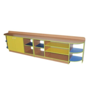 Тумба - игровая мебель. 2700х400х650 мм.