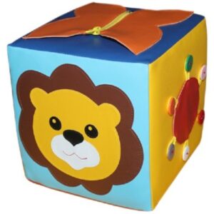 Куб дидактический "Львенок". 200х200х200 мм.