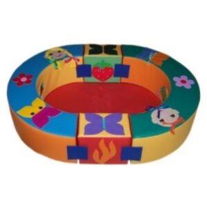 «Манеж овальный разборный» (мягкое дно). 1300х1000 мм.