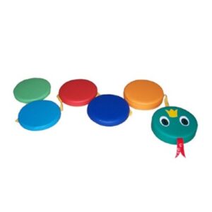 «Змейка-шагайка разновысокая». кружок D 350 мм., высота от 40-80 мм.