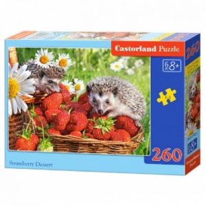Пазл «Ежики и клубника»