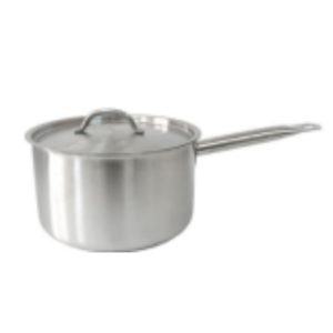 Сотейник (нержав.) 4,0 л. D=200мм, h=120мм, (индукция), тройное дно, с мерной шкалой