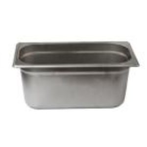 Гастроемкость без крышки нерж. GN-1/3 глубина 150, 4,9 л. (325х176х150 мм.)