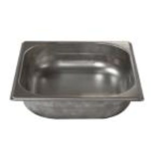 Гастроемкость без крышки нерж. GN-1/2 глубина 100, 5,3 л, (325х265х100 мм.)