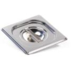 Крышка гастроемкости GN-1/6 нержавеющая 176х162 мм