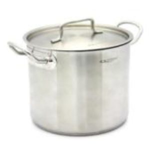 Кастрюля (нержав.) 5,0 л., d-20cм, h-16cм, тройное дно (индукция), с мерной шкалой