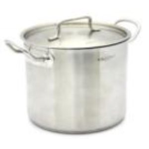 Кастрюля 11,0 л., d-26 см, h-21 см, тройное дно (индукция), нерж., металл.кр.