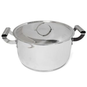 Кастрюля (нержав.) 10,0 л., с ТРС-3-м дном цельнотянутая