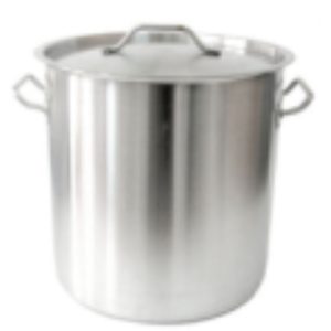 Котел (нержав.) 20,0 л., d-30см, h-30см, тройное дно (индукция), с мерной шкалой