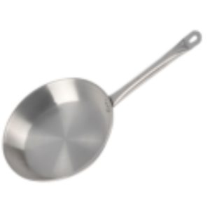 Сковорода (нерж) d=220, h=41мм., тройное дно (индукция)