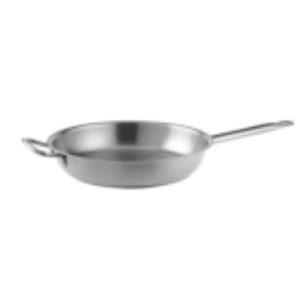 Сковорода (нерж) d=400мм, h=75мм,с доп.ручк.(индукция)