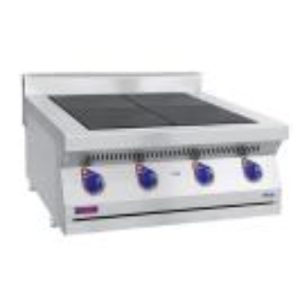 Плита электрическая 4-х конфорочная настольная без жарочного шкафа ЭПК-47Н (вся нерж) серия 700, (800х760х(370)485мм, 11,2кВт, 220/380В)