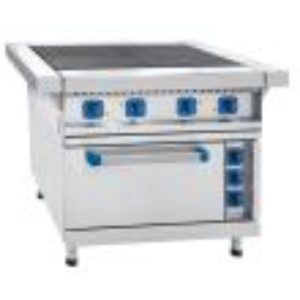 Плита электрическая 4-х конфорочная с жарочным шкафом ЭП-4ЖШ-01 (лицо нерж) духовка нерж. (840(1050)x850(895)x860мм, 16,8кВт, 220/380В)