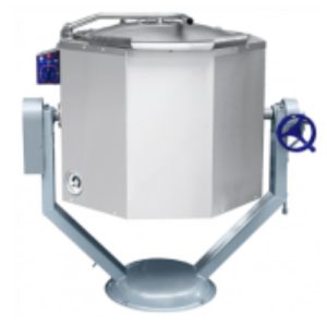 Котел пищеварочный электрический, ручное опрокидывание, паровая рубашка, цельнотянутый КПЭМ-100-ОР