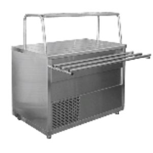 Стол охлаждаемый Лира-Профи Эко СОЭП/ЛПЭ (1120х705(1030)х1220(1240) мм, 1полка, оцинк.сталь, 220В)