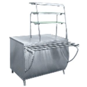 Прилавок горячих напитков ПГН-70Т "ПРЕМЬЕР" (стол нейтральный) полностью нерж.