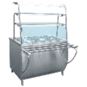 Мармит 2-х блюд с г/ёмкостями ЭМК-70Т "ПРЕМЬЕР" паровой, с подсветкой