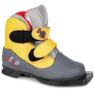 Ботинки лыжные MARAX МX -Kids NEW (серый - желтый) размер 30