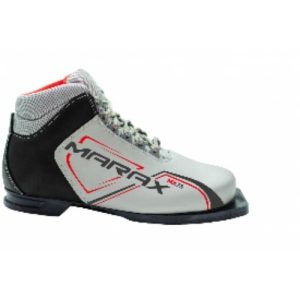 Ботинки лыжные MARAX МX -75 NEW (серебро - черный) размер 30