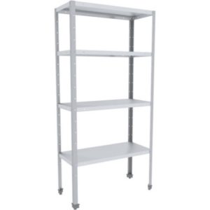 Стеллаж ЭКОНОМ 1000х500х1850(1870) мм (полки нерж. каркас оцинк.)