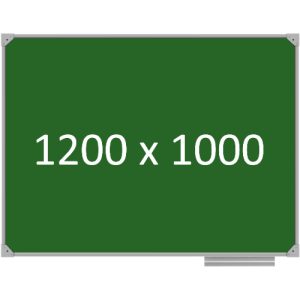 Доска школьная одноэлементная магнитная (мел), 1200х1000 мм. эмаль