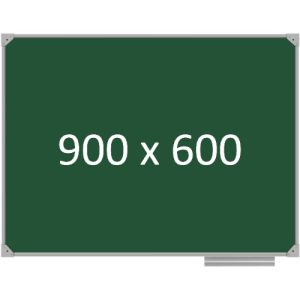 Доска школьная одноэлементная магнитная (мел), 900х600 мм. полимер