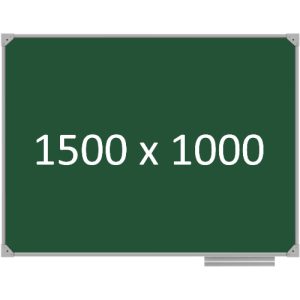 Доска школьная одноэлементная магнитная (мел), 1500х1000 мм. полимер