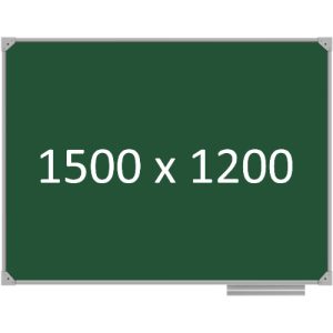 Доска школьная одноэлементная магнитная (мел), 1500х1200 мм. полимер