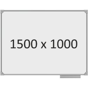 Доска школьная одноэлементная магнитная (маркер), 1500х1000 мм. полимер