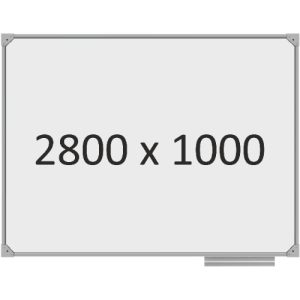 Доска школьная одноэлементная магнитная (маркер), 2800х1000 мм. полимер