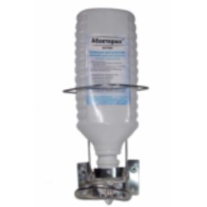 Дозатор локтевой (Диспенсопак) настенный (сталь спец.покрытие) верх круглый